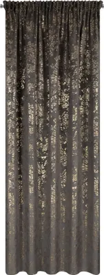 Zdjęcie produktu dla Eurofirany 463626, Przezroczysty, Grafitowy, Wzór, Poliester, Wiszący hak, 200 g/m²