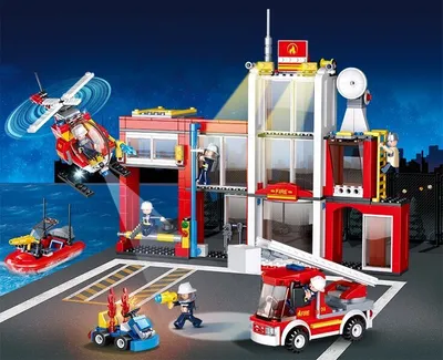 Produktbild von Sluban BLOCKS SLUBAN FIRE STATION 612 PCS