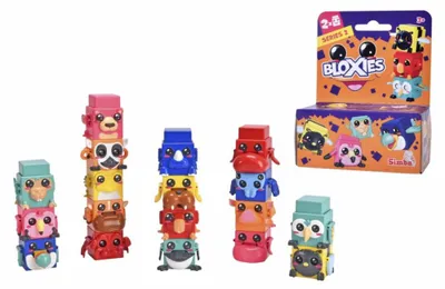Immagine prodotto di Bloxies play figures serie 2, 2 pezzi.