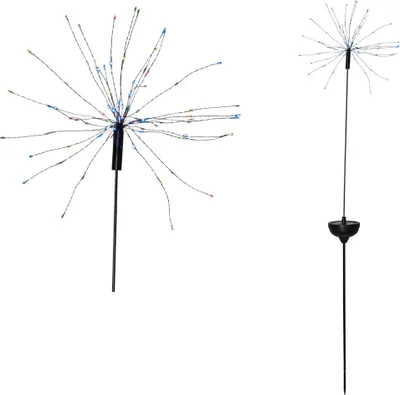 Produktbild von Star Trading 480-54 LED Solar Gartenstecker 90 LEDs bunt Solarstab 26x100cm