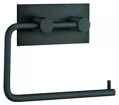 Produktbild von Smedbo Design Toilettenpapierhalter, Schwarz, Selbstklebend BB1098