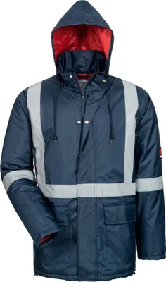 Productafbeelding van Parka, maat M, marineblauw/rood