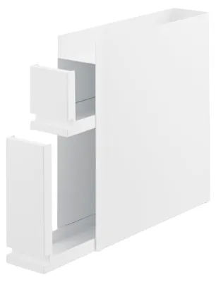 Obrázok produktu pre Kuchynský stojan na korenie Yamazaki kovový biely 50x52x12cm s 2 výsuvmi