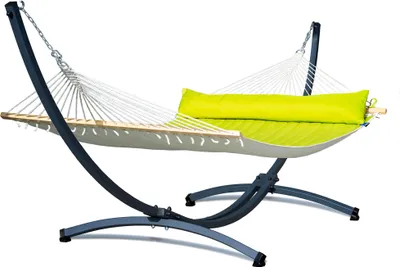 Obrázok produktu pre Potenza hojdacia sieť s rámom Pre dve osoby hojdacia sieť s tyčou 210x140 cm I Galvanizácia rám 220 kg