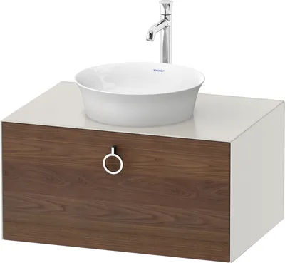 Produktbild von DURAVIT WT498007739 WTU wandh. White Tulip,1 Ausz.,mit