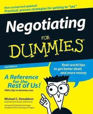 Produktbild von Negotiating For Dummies