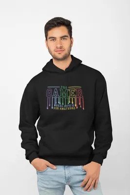 Produktbild von D&B Uni Hoodie ST00200 Gamer Schwarz-Größe M