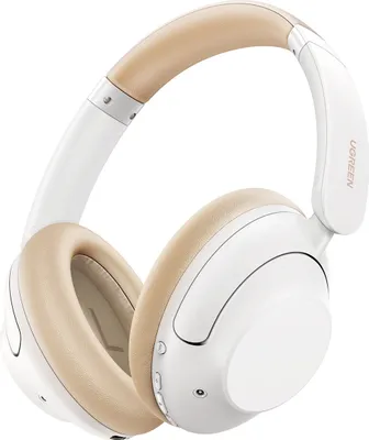 Produktbild von HiTune Max5 Kabelloser On-Ear-Kopfhörer mit Hybrid Noise Cancelling ANC, Weiß
