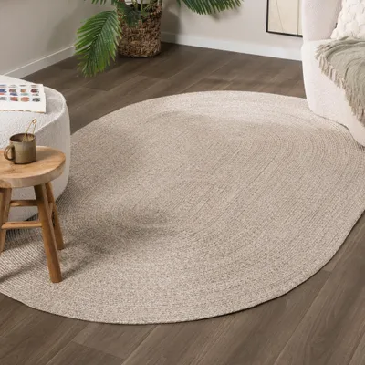 Produktbild von Volero - Outdoor Jute Teppich Oval - Bali Beige - 122x183 cm - Balkon, Garten, Terrasse, Flur - Modern, Retro
