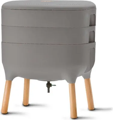 Image de Plastia Lombricomposteur UrbaLive anthracite clair