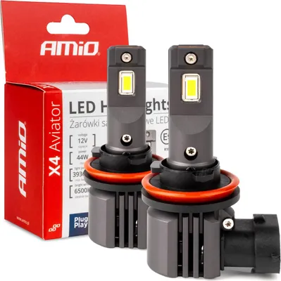Obrázok produktu pre LED autožiarovky X4 Aviator H8 H9 H11 H16 6500K Canbus spoľahlivé a dlhotrvajúce