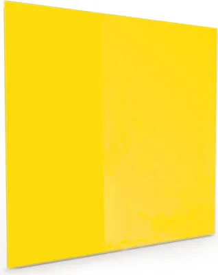 Produktbild von Küchenrückwand Spritzschutz Glas mit Motiv Oranger Hintergrund III 40 x 40 cm
