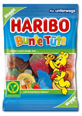Zdjęcie produktu dla Żelki Bunte Tute 100g - Haribo