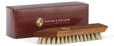 Produktbild von Langer & Messmer Premium Schmutzbürste für Glattlederschuhe