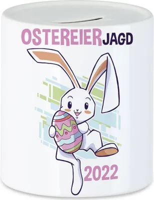 Produktbild von Ostereierjagd 2022 Spardose Osterhase Osterei Ostergeschenk Ostern