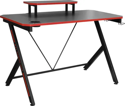 Image de Table de jeu LAS VEGAS noir/rouge