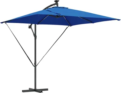 Image de Parasol vidaXL 249 x 249 x 250 cm en polyester et aluminium