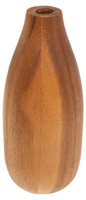 Image de Vase décoratif en bois d'acacia SOLIFLORE