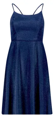 Produktbild von Vera Mont Damen Cocktailkleid mit Schnürung 30, Dark Blue/Black