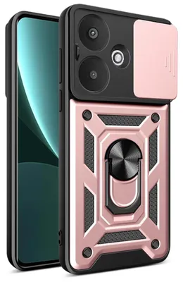Obrázok produktu pre Techsuit Kryt CamShield Series pre Xiaomi Redmi 13C 5G / Poco M6 – ružovo-zlatý