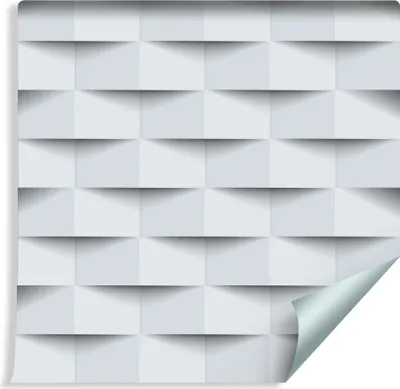 Produktbild von 10m VLIES TAPETE Rolle Geometrie Würfel 3D Effekt XXL