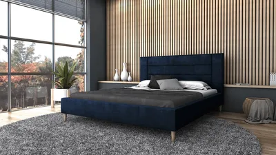 Obrázek produktu pro Postel EDA 140x200 modrá
