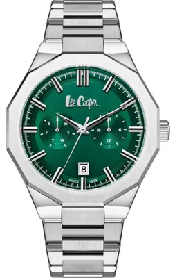 Obrázek produktu pro Pánské hodinky LEE COOPER LC08018.370 v zelené barvě, módní doplněk jako dárek