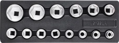Produktbild von YATO Steckschlüsselsatz Knarenkasten YT-55457 380mm 170mm 40mm 6.3kg