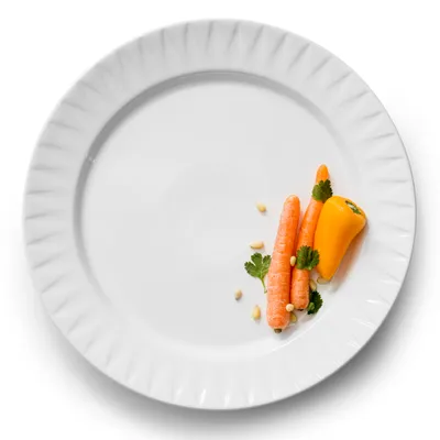 Obrázek produktu pro Keramický talíř Ø 27,5 cm PLOCHÝ talíř bílý SAGAFORM
