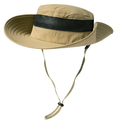 Produktbild von Sonnenhut Damen Herren UPF 50 Breitkrempe wasserdicht atmungsaktiv verstellbar Khaki M-L
