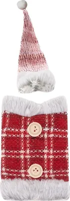 Immagine prodotto di Ruhhy 22589 Copribottiglie natalizio rosso e bianco