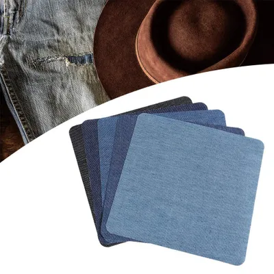 Aufbügelbare Flicken für Jeans, 25 Stück, DIY-Reparatur
