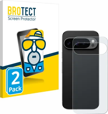 Produktbild von 2x BROTECT Schutzfolie für Google Pixel 9 Pro (Rückseite) Displayschutz Displayschutzfolie Folie Matt Entspiegelungsfolie