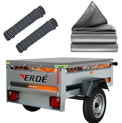 Produktbild von Wasserdichtes Abdeckplane - Anhängerplane 150 x 105 cm - Reißfestes Material
