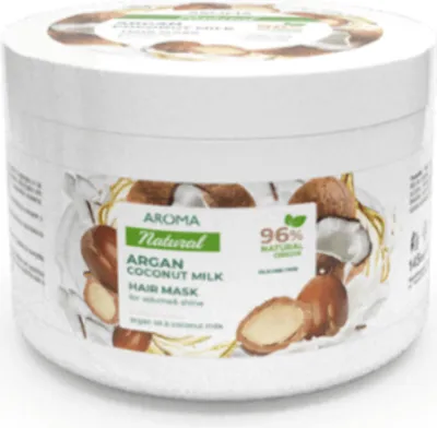 Produktbild von Haarvolumen und Glanzmaske Argan und Kokosmilch