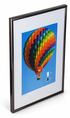 Produktbild von Ideal Life Kunststoff Bilderrahmen Wanddeko Collage Poster Bilder Foto Rahmen - Farbe: Stahl | Format: 40x50