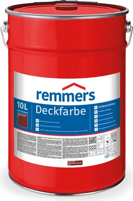 Produktbild von Remmers Deckfarbe skandinavisch rot 10 l, Holzlack