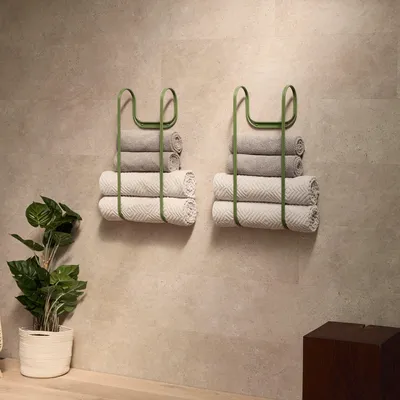 Produktbild von MyWIRE Handtuchhalter "LAVNA" - grün