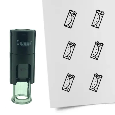 Obrázek produktu pro CombiCraft Stamp Burrito 10mm kulaté - černý inkoust