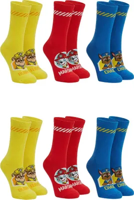 Produktbild von Paw Patrol Kinder Jungen Socken Set 6 Paar      , Größe:23-26