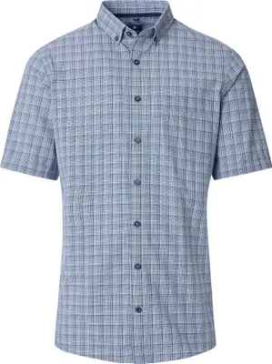 Produktbild von Redmond Herren Freizeithemd Kurzarm (251460999), Größe:L, Farbe:Blau(10)
