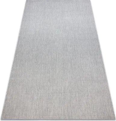 Produktbild von Teppich FLAT 48663/037 SISAL - Silber glatt Grau 160x230 cm