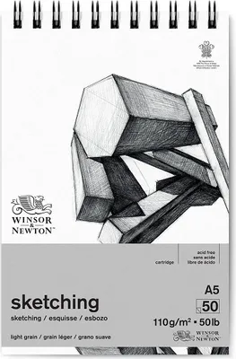 Immagine prodotto di WINSOR & NEWTON Blocco per schizzi, A5 50 fogli
