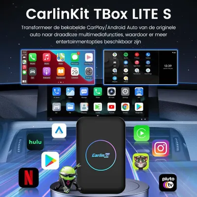 Produktbild von 3-in-1 Auto-Multimedia-Adapter – Drahtloser CarPlay-Adapter – Android Auto-Empfänger – Auto-Video-Streaming