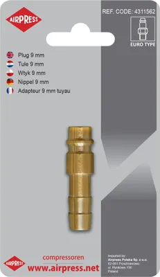 Produktbild von Schnellkupplungsstecker Mit 9 Mm Schlauchausgang - Ap 4311562