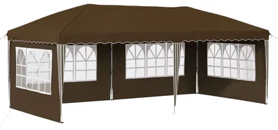 Produktbild von Pop-up Partyzelt 575 x 289 x 245 cm Taupe