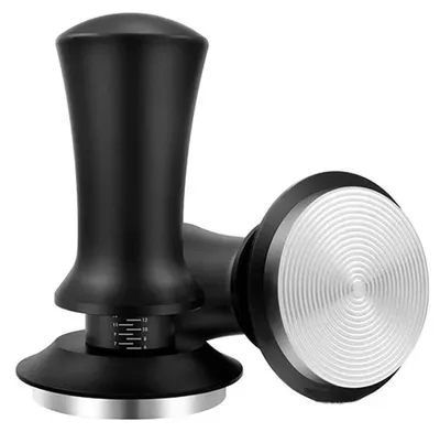 Image de Tamp pour café, 51 mm, en acier inoxydable 304, à ressort, accessoire pour barista