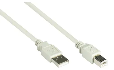 Produktbild von Good Connections USB2.0 Kabel A-B grau 0,25m
