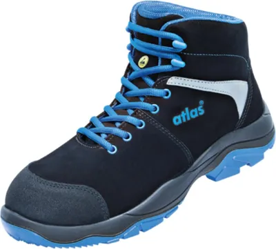 Produktbild von Atlas Sicherheitsstiefel SL 80 S2 ESD SRC DGUV W10 Gr. 37 schwarz/royalblau
