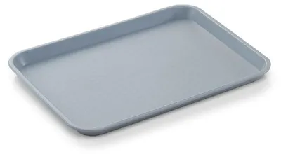 Produktbild von 25x WAS Germany Gastro Tablett lichtgrau stapelbar GN 1/2 32,5 x 26,5 cm Serviertablett Polypropylen